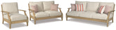J&M Furniture - Ashley Furniture - Clare View Outdoor Sofa, Loveseat and Lounge Chair - Outdoor Sofa, Loveseat and Lounge Chair - P801P8
